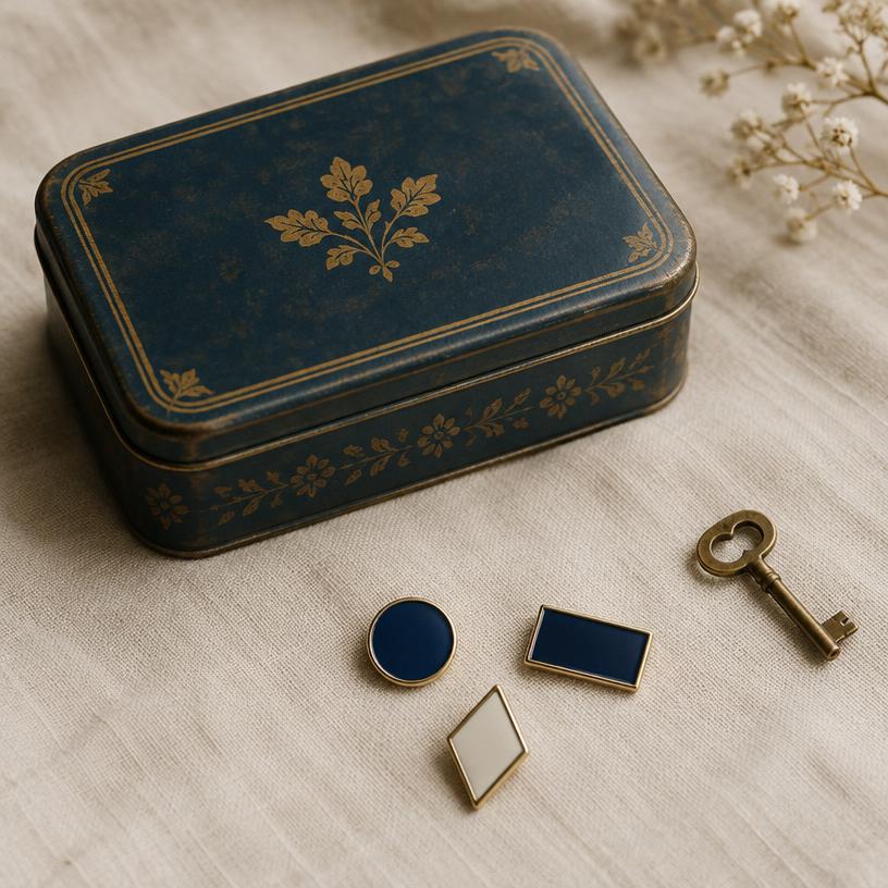 Keepsake Tin & Pins